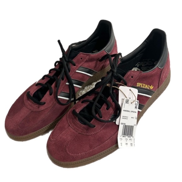 adidas Other - NWT Adidas Handball Spezial Mens Size 12 Maroon Black White